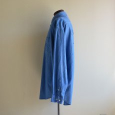 画像2: 1990s TOMMY JEANS シャンブレーシャツ　 表記L  (2)