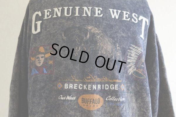 画像7: 1990s GENUINE WEST ケミカルスウェット  表記L