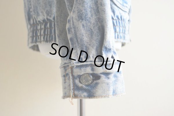 画像12: 1990s Levi's ケミカルデニムジャケット "デカパッチ"　 MADE IN USA　 表記XL 