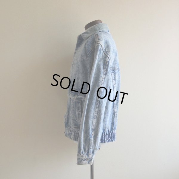 画像4: 1990s Levi's ケミカルデニムジャケット "デカパッチ"　 MADE IN USA　 表記XL 