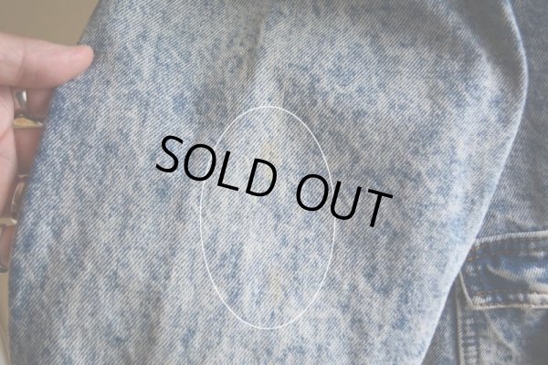 画像17: 1990s Levi's ケミカルデニムジャケット "デカパッチ"　 MADE IN USA　 表記XL 