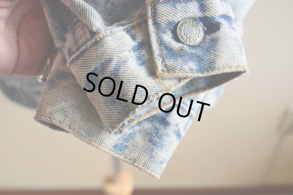 画像19: 1990s Levi's ケミカルデニムジャケット "デカパッチ"　 MADE IN USA　 表記XL 