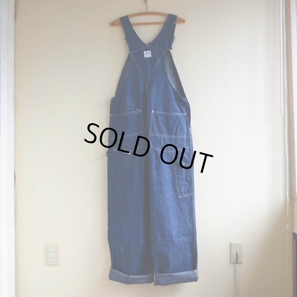 画像3: 1960s〜 Lee JELT DENIM デニムオーバーオール　 実寸W38  (3)