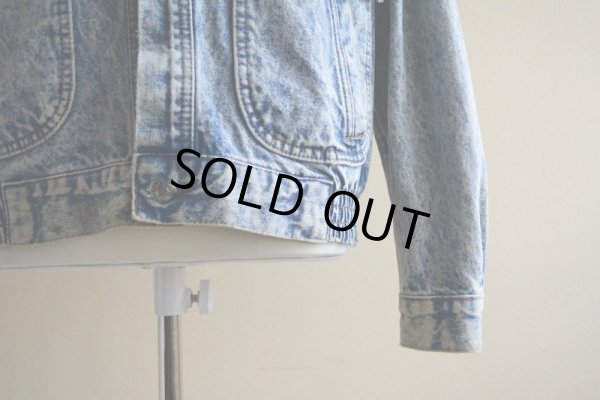 画像11: 1990s Levi's ケミカルデニムジャケット "デカパッチ"　 MADE IN USA　 表記XL 
