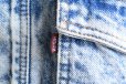 画像14: 1990s Levi's ケミカルデニムジャケット "デカパッチ"　 MADE IN USA　 表記XL 