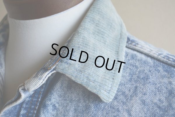 画像9: 1990s Levi's ケミカルデニムジャケット "デカパッチ"　 MADE IN USA　 表記XL 