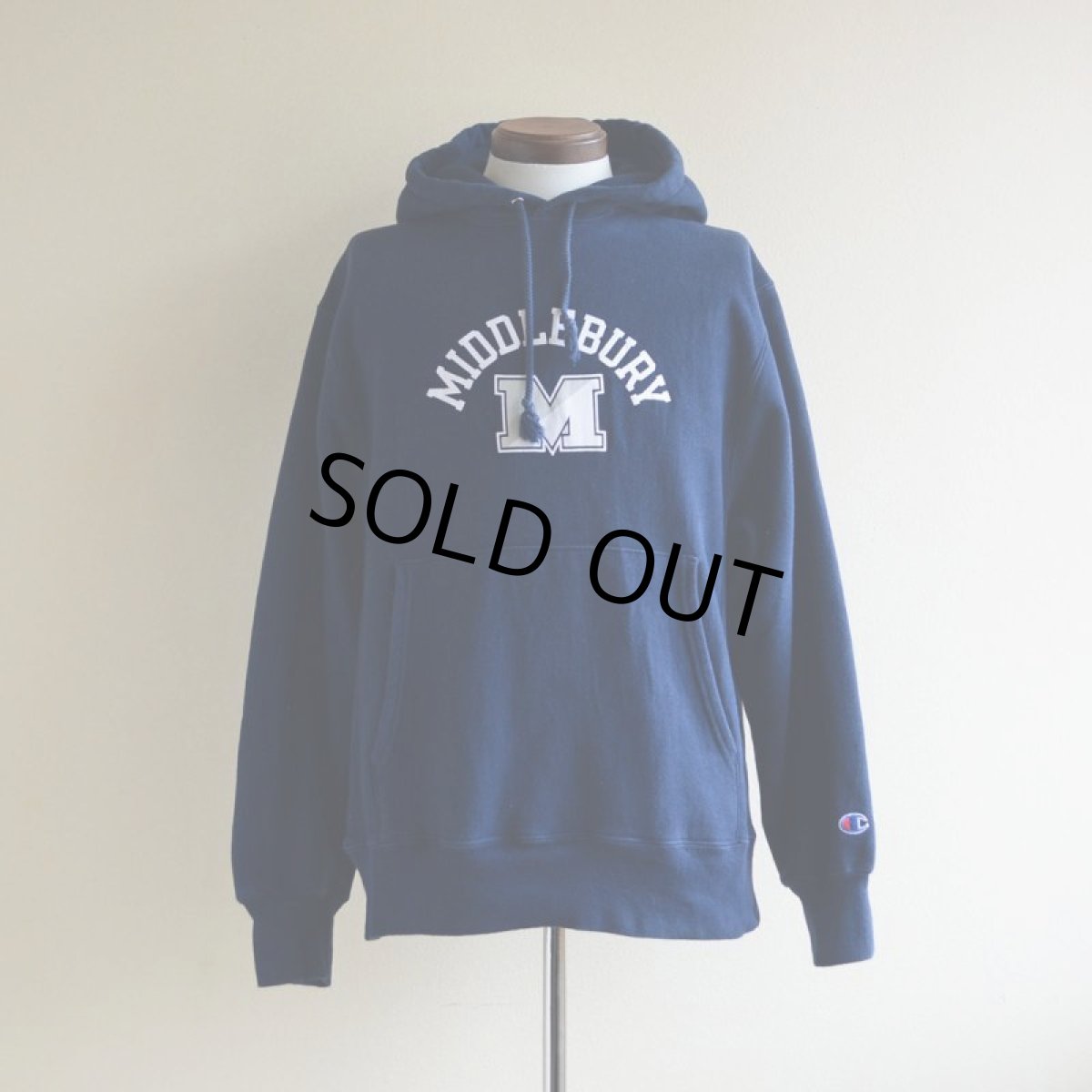 画像1: 2000s〜 Champion リバースウィーブパーカー　 MIDDLEBURY　 表記S  (1)
