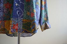 画像9: 1990s NAUTICA 総柄BDシャツ　 表記L  (9)