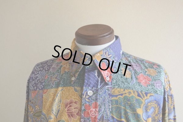 画像6: 1990s NAUTICA 総柄BDシャツ　 表記L 