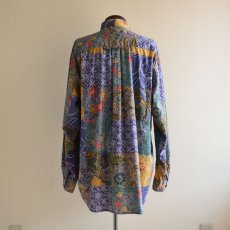 画像3: 1990s NAUTICA 総柄BDシャツ　 表記L  (3)