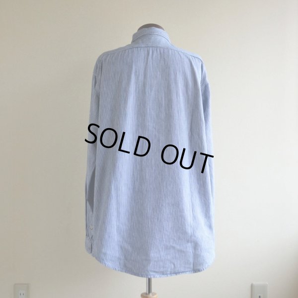 画像3: 1980-90s Polo RALPH LAUREN ガチャポケ ヒッコリーシャツ  MADE IN USA  表記XL