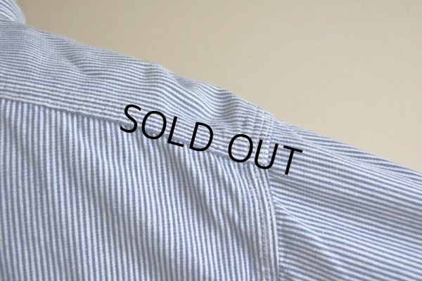 画像14: 1980-90s Polo RALPH LAUREN ガチャポケ ヒッコリーシャツ  MADE IN USA  表記XL