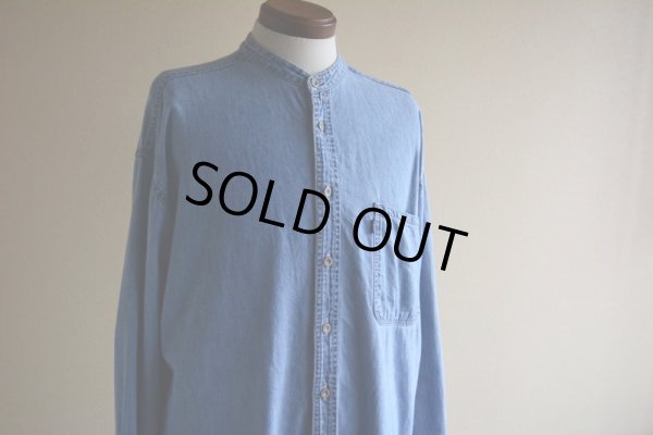 画像10: 1990s Levi's デニムバンドカラーシャツ  表記L