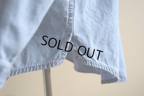 画像12: 1990s Levi's デニムバンドカラーシャツ  表記L