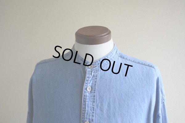 画像6: 1990s Levi's デニムバンドカラーシャツ  表記L