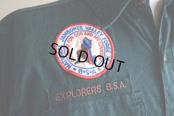 画像8: 1960s BOY SCOUTS EXPLORERS シャツ　 表記14 1/2 