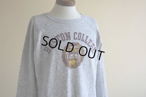 画像7: 1980s Champion カレッジスウェット　 染込みプリント　 表記XL 