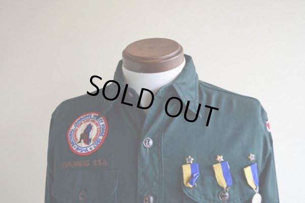 画像6: 1960s BOY SCOUTS EXPLORERS シャツ　 表記14 1/2 