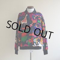 1990s John's Girl Collectibles 総柄プルオーバージャケット　 表記36/16-W 
