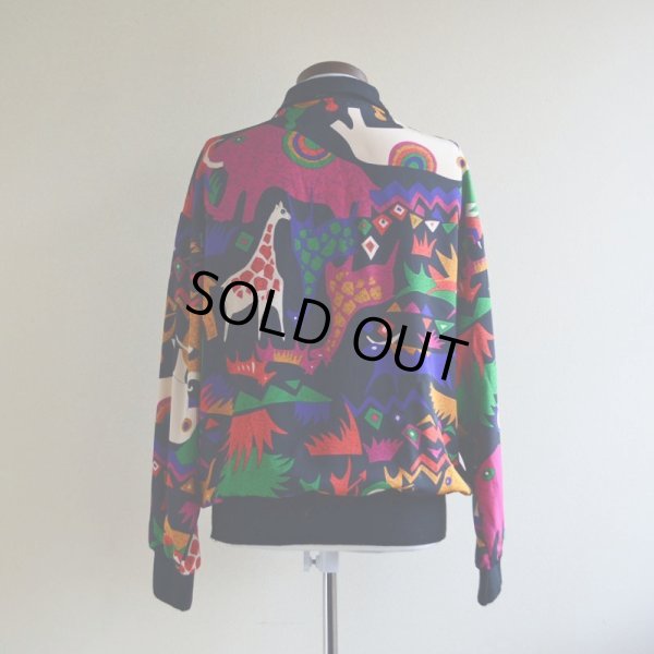 画像3: 1990s John's Girl Collectibles 総柄プルオーバージャケット  表記36/16-W