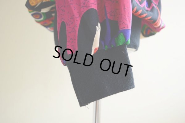 画像13: 1990s John's Girl Collectibles 総柄プルオーバージャケット  表記36/16-W