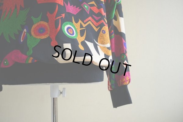 画像12: 1990s John's Girl Collectibles 総柄プルオーバージャケット  表記36/16-W