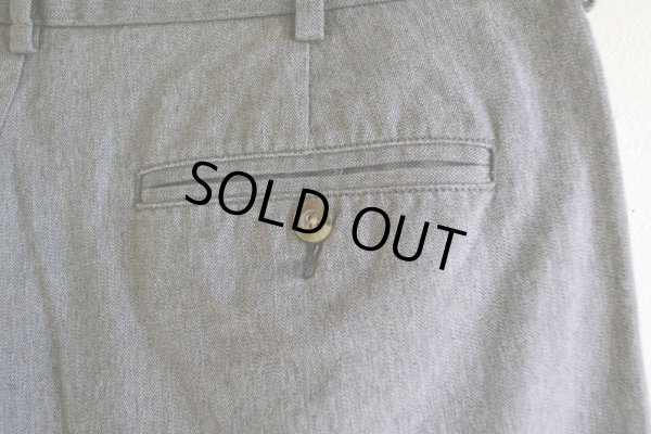 画像13: TOMMY HILFIGER ツータックヘリンボーンパンツ　 表記34×30 