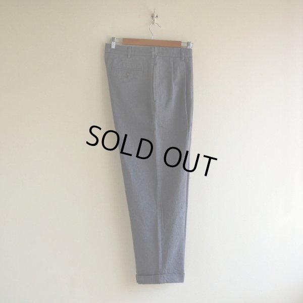 画像3: TOMMY HILFIGER ツータックヘリンボーンパンツ　 表記34×30 