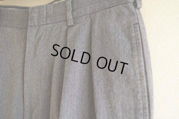 画像9: TOMMY HILFIGER ツータックヘリンボーンパンツ　 表記34×30 