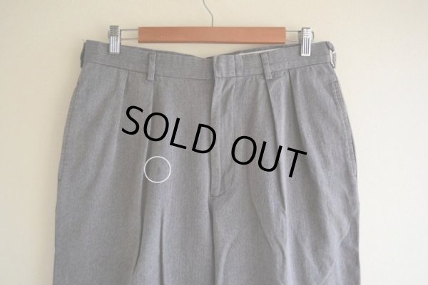 画像7: TOMMY HILFIGER ツータックヘリンボーンパンツ　 表記34×30 