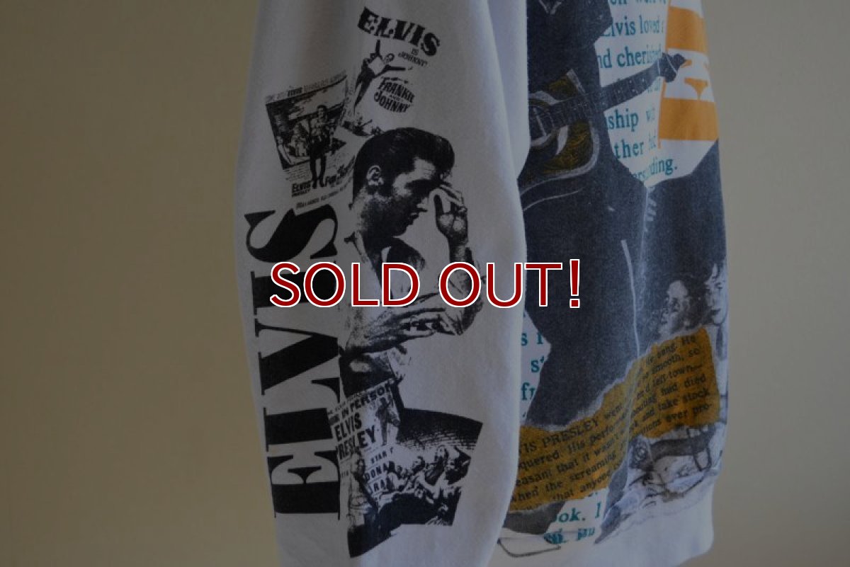 画像9: 1990s ELVIS 総柄スウェット　 MADE IN USA　 表記XL  (9)