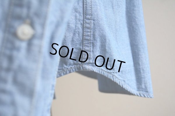 画像10: AEROPOSTALE シャンブレーバンドカラーシャツ　 表記M 