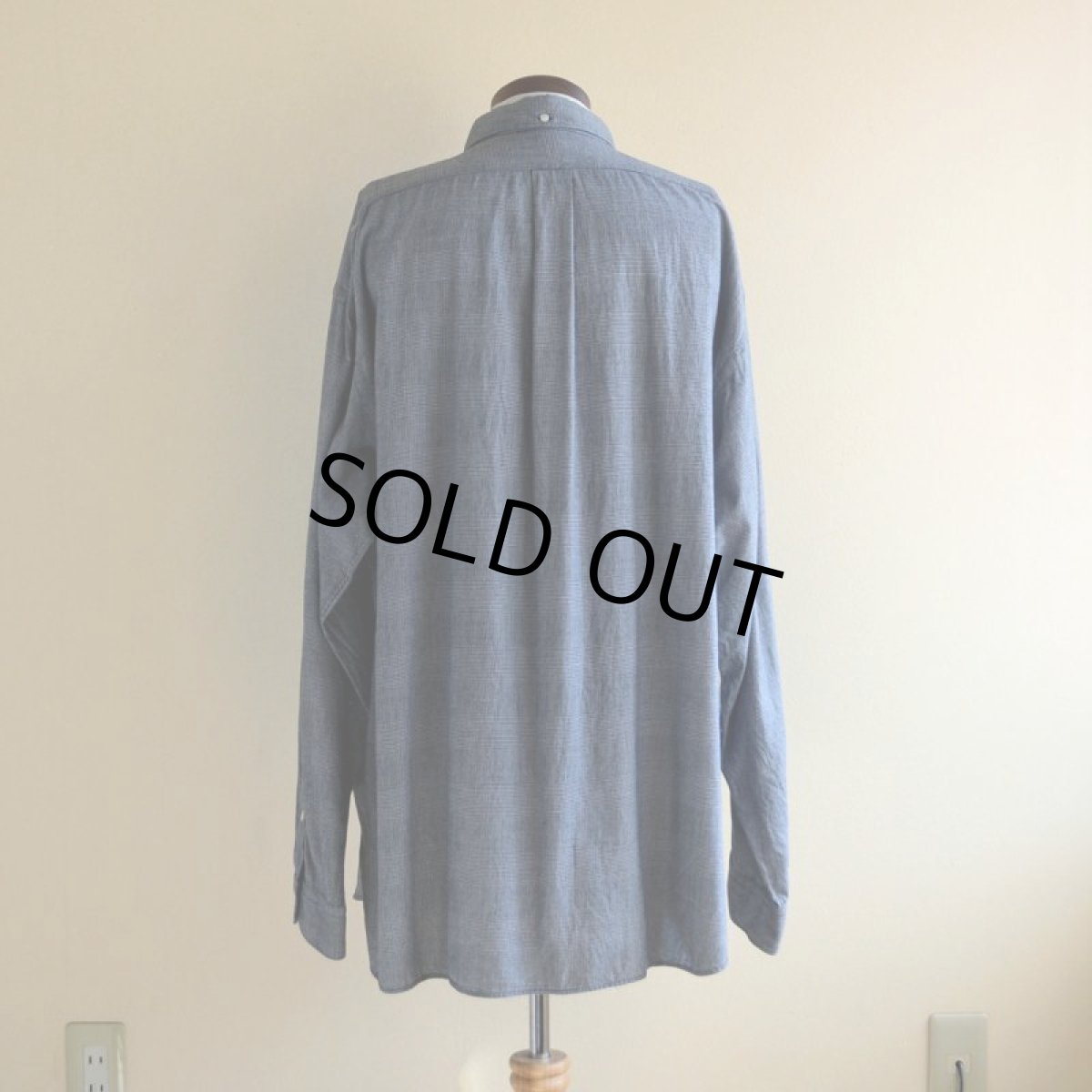 画像3: RalphLauren グレンチェックビッグシャツ　 表記XXL  (3)