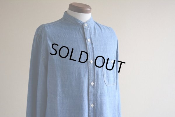 画像8: AEROPOSTALE シャンブレーバンドカラーシャツ　 表記M 