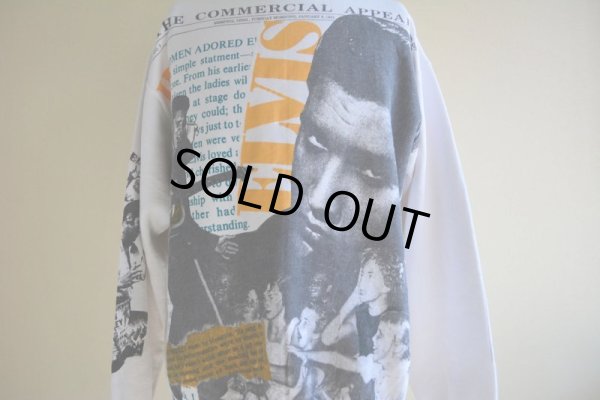 画像7: 1990s ELVIS 総柄スウェット  MADE IN USA  表記XL