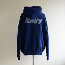 画像3: US.NAVY スウェットパーカー　 MADE IN USA　 表記L  (3)