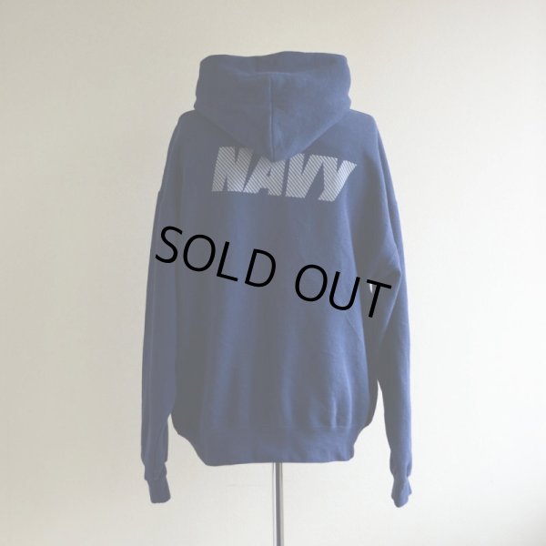 画像3: US.NAVY スウェットパーカー  MADE IN USA  表記L