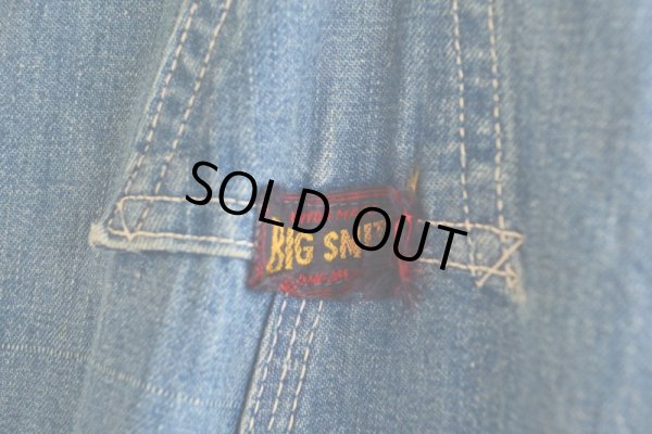 画像12: 1950-60s BIGSMITH デニムオーバーオール　 表記W38 