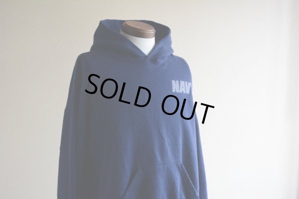 画像8: US.NAVY スウェットパーカー  MADE IN USA  表記L