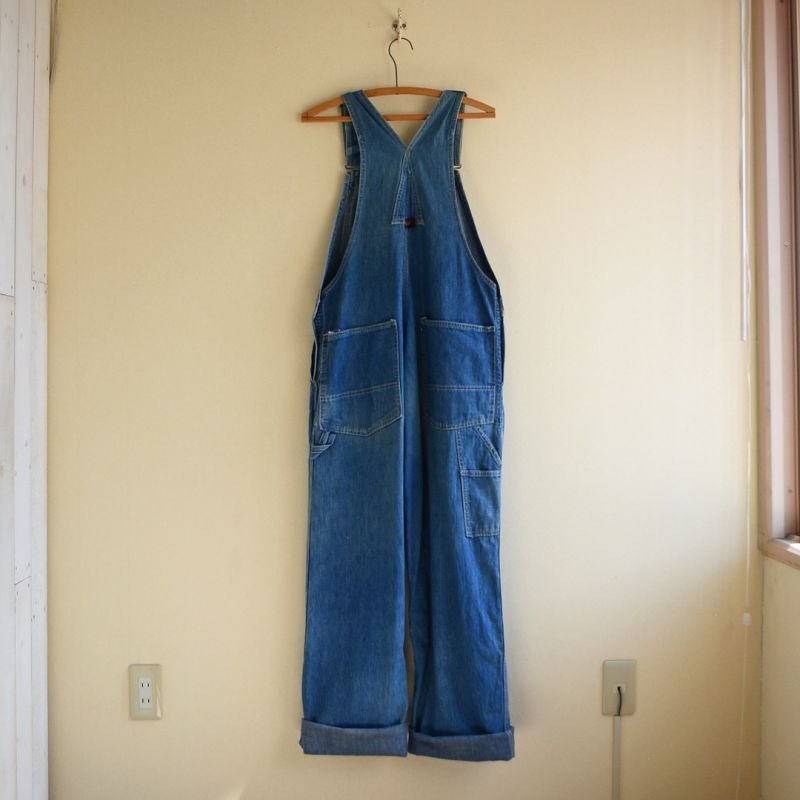 1950-60s BIGSMITH デニムオーバーオール 表記W38 - 古着屋HamburgCafe