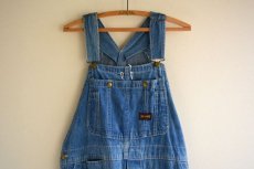 画像4: 1950-60s BIGSMITH デニムオーバーオール　 表記W38  (4)
