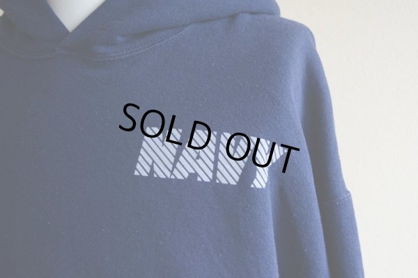 画像7: US.NAVY スウェットパーカー  MADE IN USA  表記L