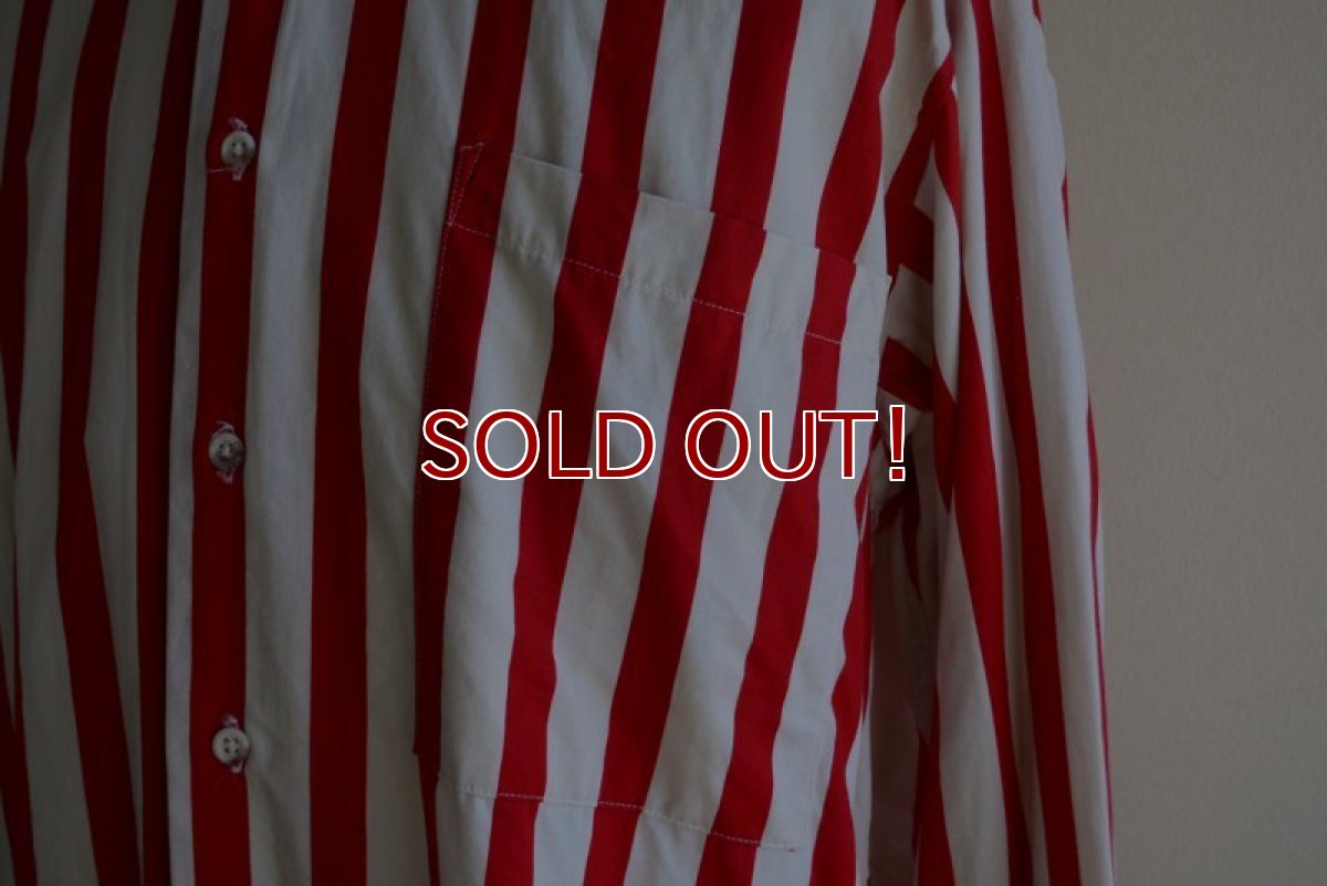 画像7: 1980s James River Traders ストライプシャツ　 ALL COTTON / MADE IN USA　 表記M  (7)