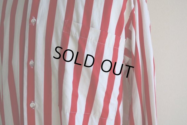 画像7: 1980s James River Traders ストライプシャツ　 ALL COTTON / MADE IN USA　 表記M 