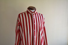 画像8: 1980s James River Traders ストライプシャツ　 ALL COTTON / MADE IN USA　 表記M  (8)