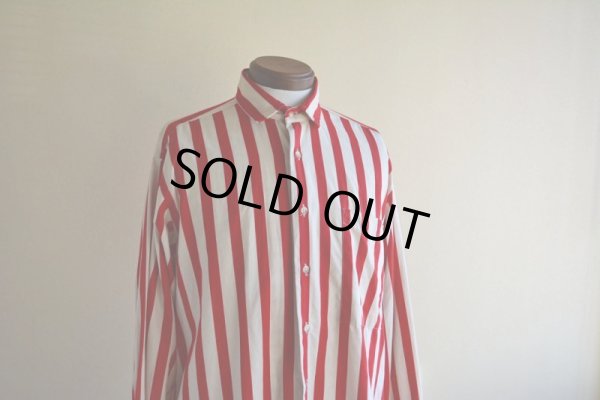 画像8: 1980s James River Traders ストライプシャツ　 ALL COTTON / MADE IN USA　 表記M 