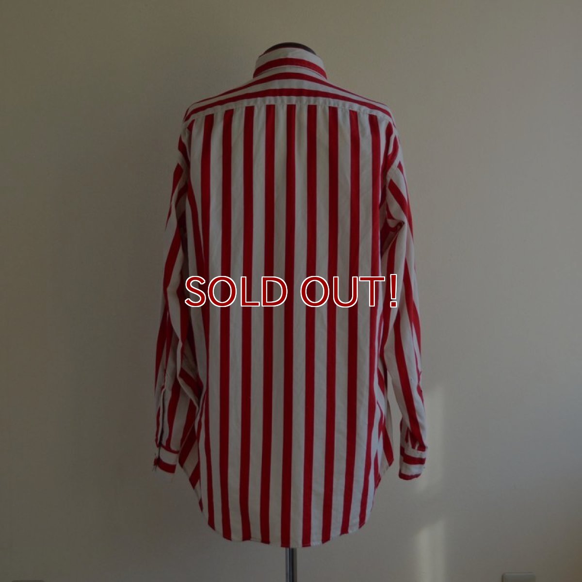 画像3: 1980s James River Traders ストライプシャツ　 ALL COTTON / MADE IN USA　 表記M  (3)