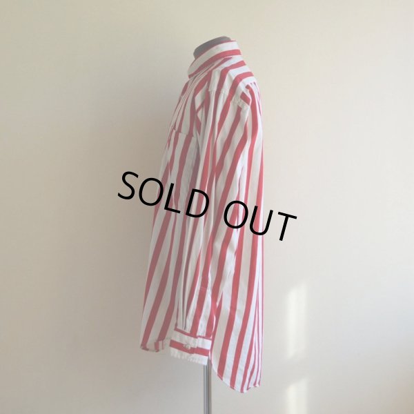 画像4: 1980s James River Traders ストライプシャツ　 ALL COTTON / MADE IN USA　 表記M 