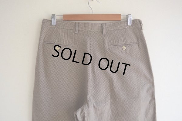 画像8: TOMMY HILFIGER ツータックトラウザー　 千鳥格子　 表記34×32 