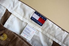 画像4: TOMMY HILFIGER ツータックトラウザー　 千鳥格子　 表記34×32  (4)